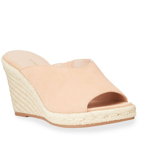 NEW Stuart Weitzman Wonda Suede Espadrilles Wedge
